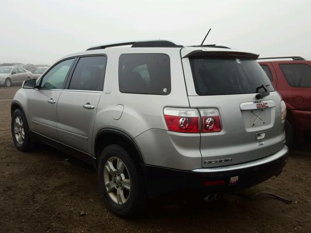 1GKEV237X7J112860 - 2007 GMC ACADIA SLT SILVER photo 3