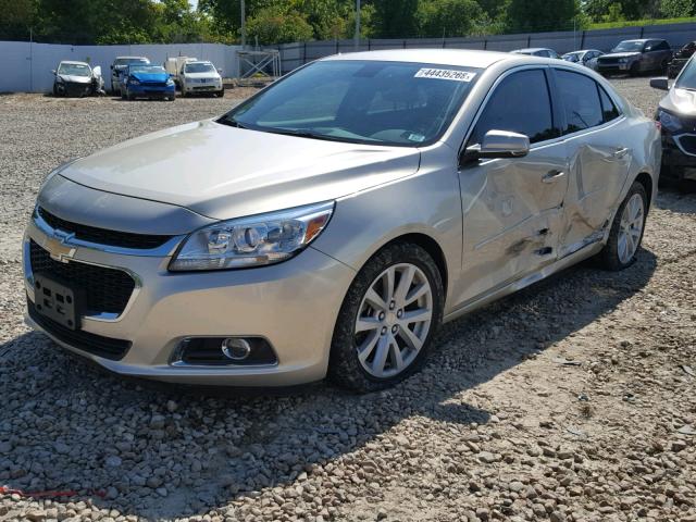 1G11G5SX0EF174395 - 2014 CHEVROLET MALIBU 3LT 棕色 照片 2