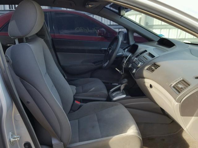 2HGFA1F57AH556269 - 2010 HONDA CIVIC LX SILVER photo 5