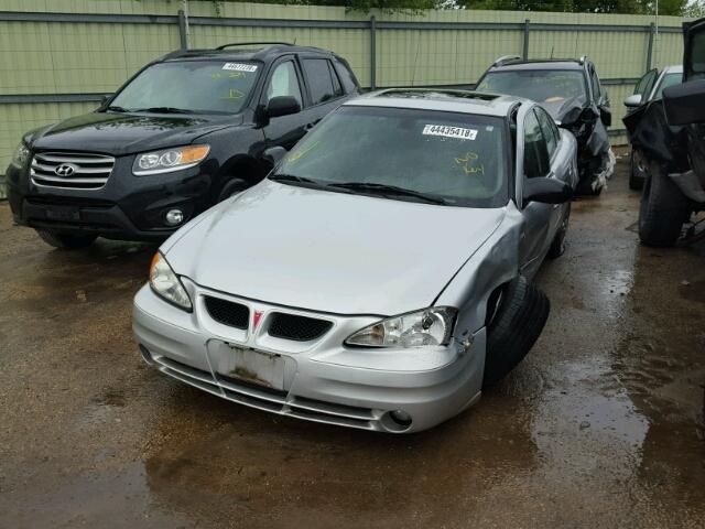 1G2NF52E23M693102 - 2003 PONTIAC GRAND AM S SILVER photo 2