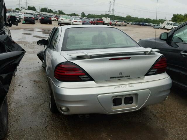 1G2NF52E23M693102 - 2003 PONTIAC GRAND AM S SILVER photo 3
