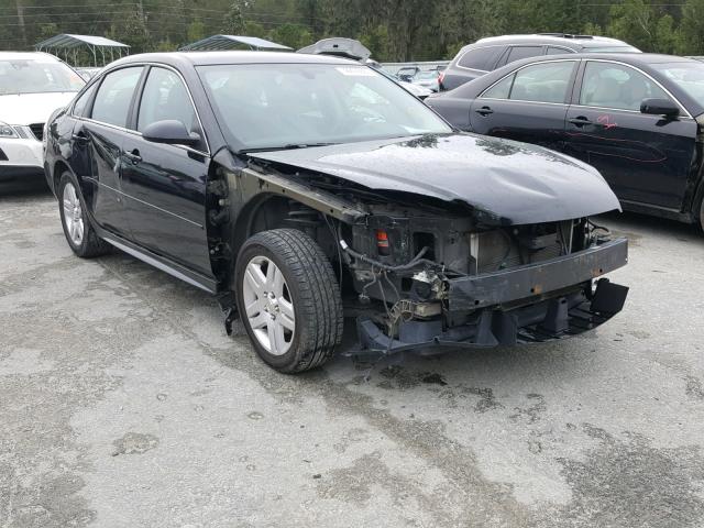 2G1WG5E32D1160034 - 2013 CHEVROLET IMPALA LT BLACK photo 1