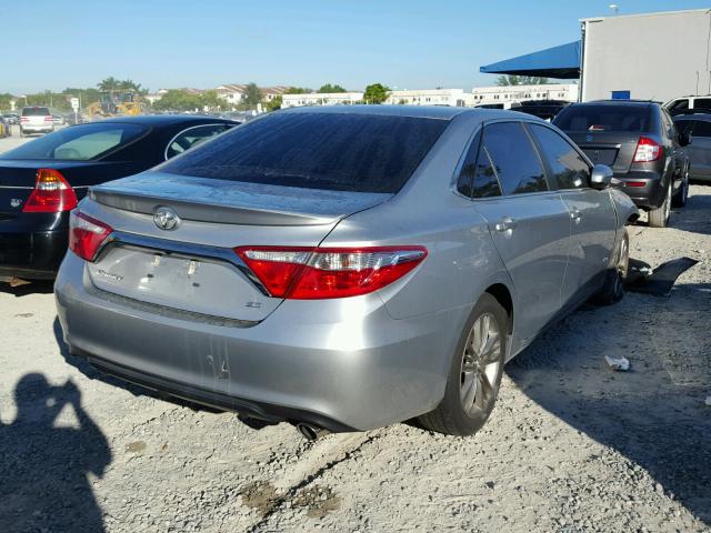 4T1BF1FK6FU900629 - 2015 TOYOTA CAMRY LE SILVER photo 4