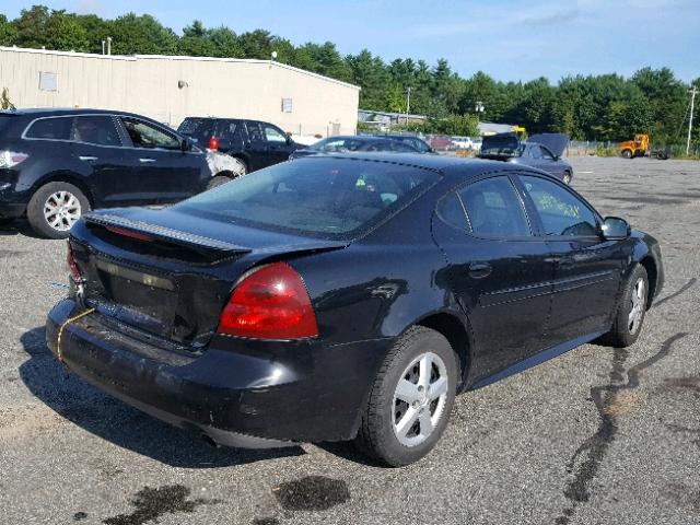 2G2WP552761265240 - 2006 PONTIAC GRAND PRIX Чорний фото 4