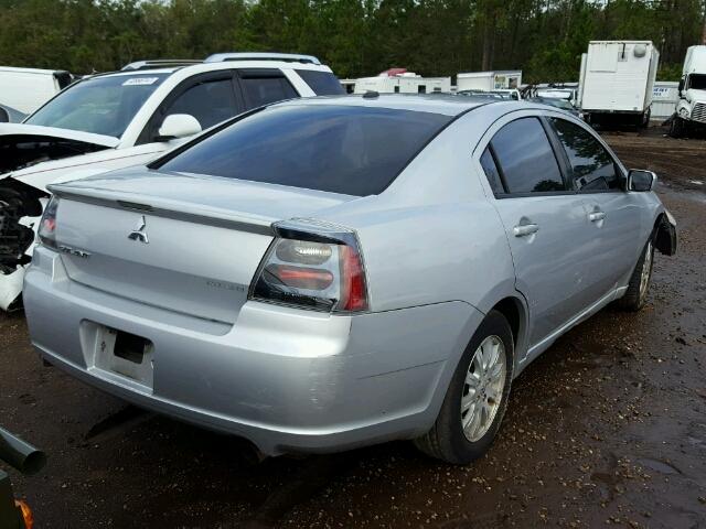 4A3AB56FX7E022265 - 2007 MITSUBISHI GALANT SILVER photo 4