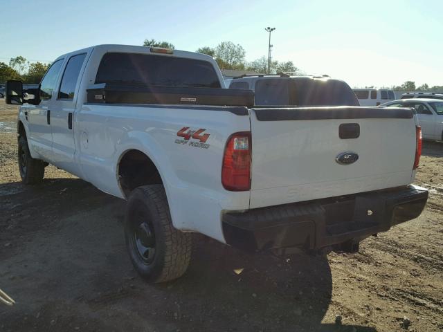 1FTWW31528EA98886 - 2008 FORD F350 WHITE photo 3