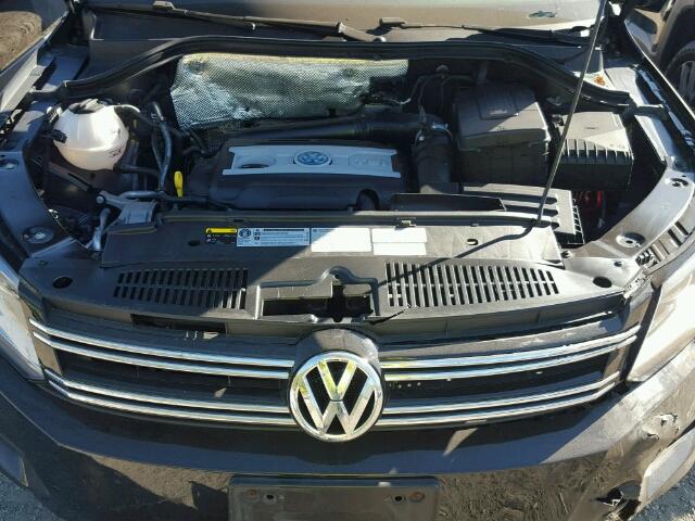 WVGSV7AX9HW509524 - 2017 VOLKSWAGEN TIGUAN BLACK photo 7