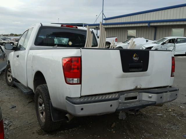 1N6AA06A76N564089 - 2006 NISSAN TITAN XE WHITE photo 3