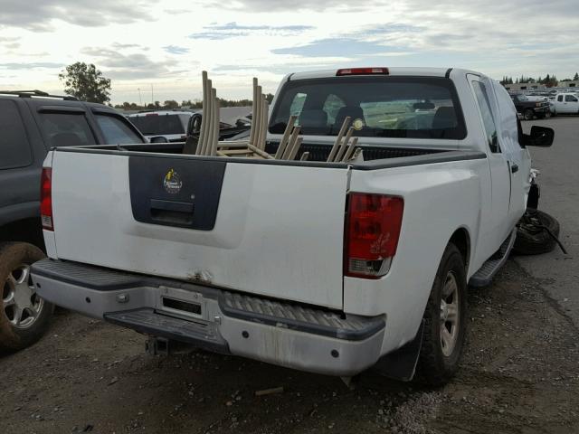 1N6AA06A76N564089 - 2006 NISSAN TITAN XE WHITE photo 4