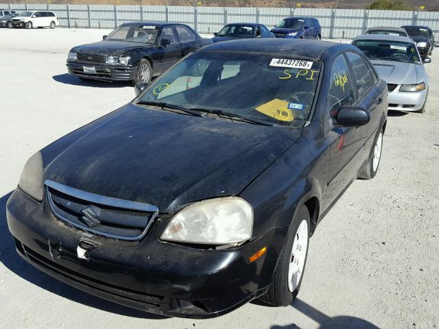 KL5JD56Z08K839390 - 2008 SUZUKI FORENZA BA BLACK photo 2