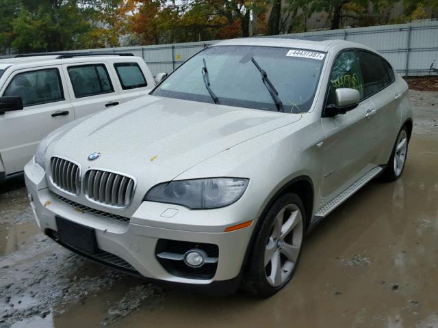 5UXFG83559LZ93758 - 2009 BMW X6 SILVER photo 2