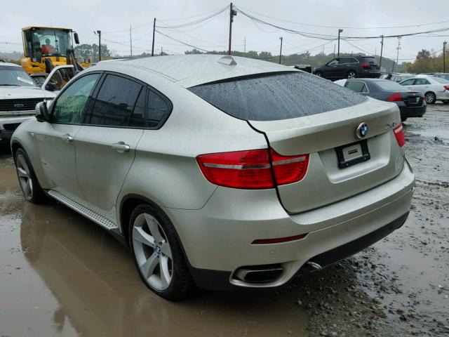 5UXFG83559LZ93758 - 2009 BMW X6 SILVER photo 3