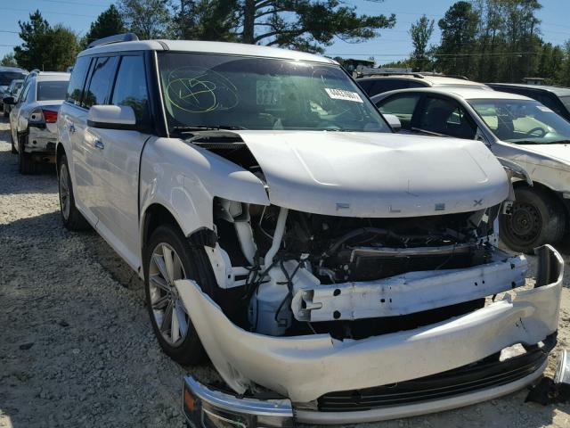 2FMGK5D82EBD44226 - 2014 FORD FLEX LIMIT WHITE photo 1