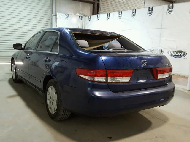 1HGCM56324A122005 - 2004 HONDA ACCORD BLUE photo 3