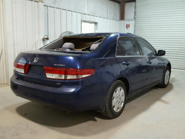 1HGCM56324A122005 - 2004 HONDA ACCORD BLUE photo 4