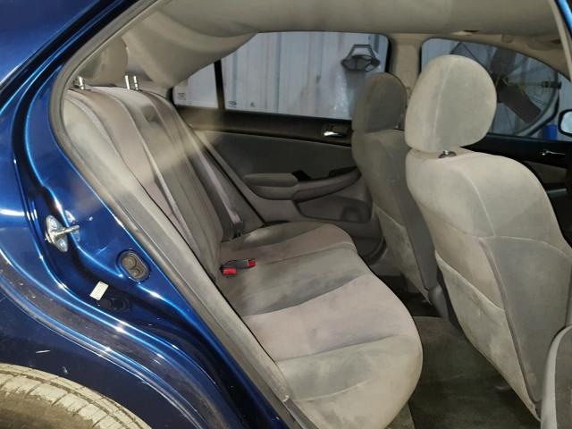 1HGCM56324A122005 - 2004 HONDA ACCORD BLUE photo 6