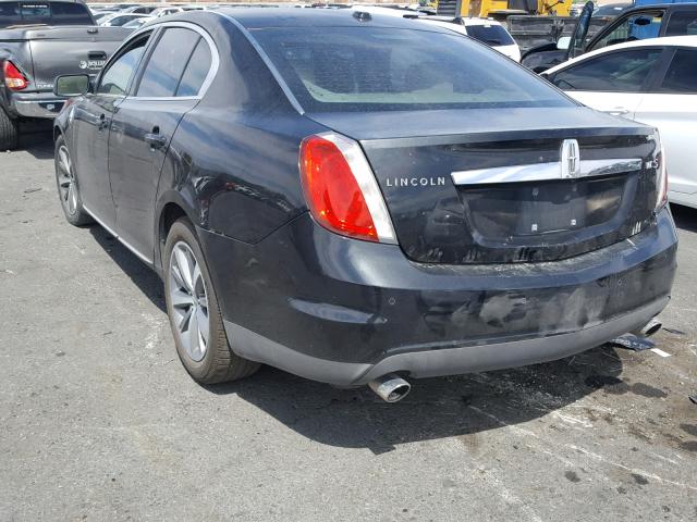 1LNHM93R79G606854 - 2009 LINCOLN MKS BLACK photo 3