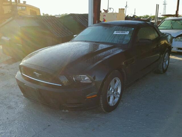 1ZVBP8EM4E5299918 - 2014 FORD MUSTANG BLACK photo 2