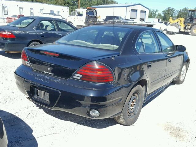 1G2NE52F84M570191 - 2004 PONTIAC GRAND AM S BLACK photo 4