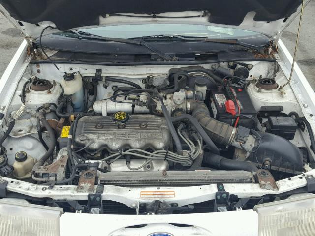 3FASP11J3TR155928 - 1996 FORD ESCORT LX WHITE photo 7