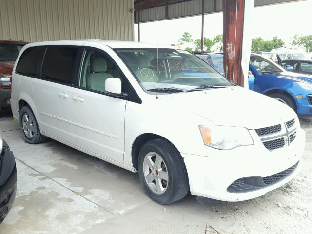 2C4RDGCG0CR274421 - 2012 DODGE GRAND CARA WHITE photo 1