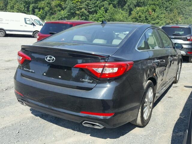 5NPE34AF6FH084652 - 2015 HYUNDAI SONATA SPO BLACK photo 4