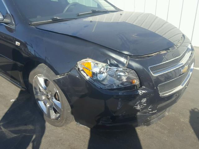 1G1ZH57B08F259626 - 2008 CHEVROLET MALIBU 1LT 黑色 照片 9