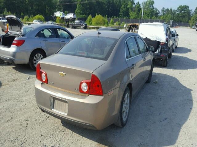 1G1ZG57B78F260310 - 2008 CHEVROLET MALIBU LS თაფლისფერი ფოტო 4