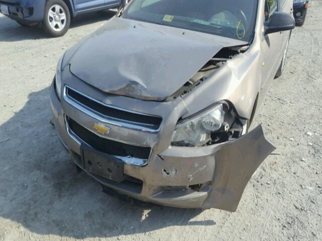 1G1ZG57B78F260310 - 2008 CHEVROLET MALIBU LS TAN photo 9