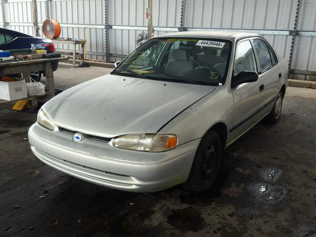 1Y1SK52862Z401324 - 2002 CHEVROLET GEO PRIZM 银色 照片 2