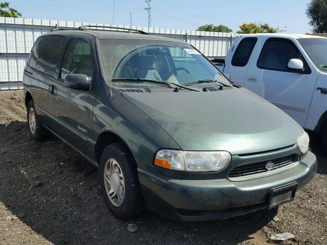 4N2XN11T5YD825760 - 2000 NISSAN QUEST SE GREEN photo 1