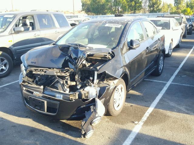 1G1JA5SGXG4125950 - 2016 CHEVROLET SONIC LS BLACK photo 2