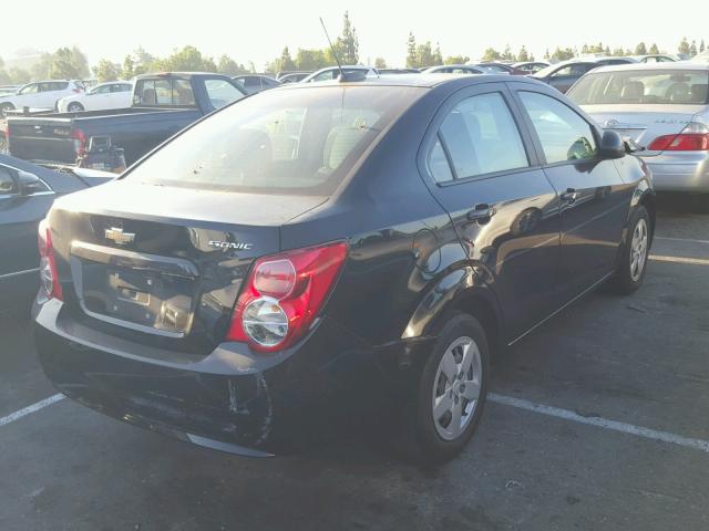1G1JA5SGXG4125950 - 2016 CHEVROLET SONIC LS BLACK photo 4