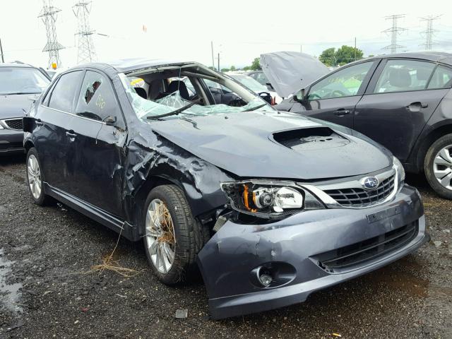 JF1GE75688G516962 - 2008 SUBARU IMPREZA WR GRAY photo 1