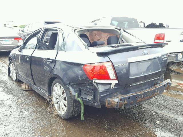 JF1GE75688G516962 - 2008 SUBARU IMPREZA WR GRAY photo 3