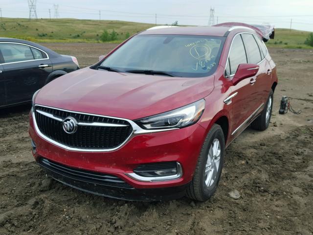 5GAEVAKW3JJ158392 - 2018 BUICK ENCLAVE ES MAROON photo 2