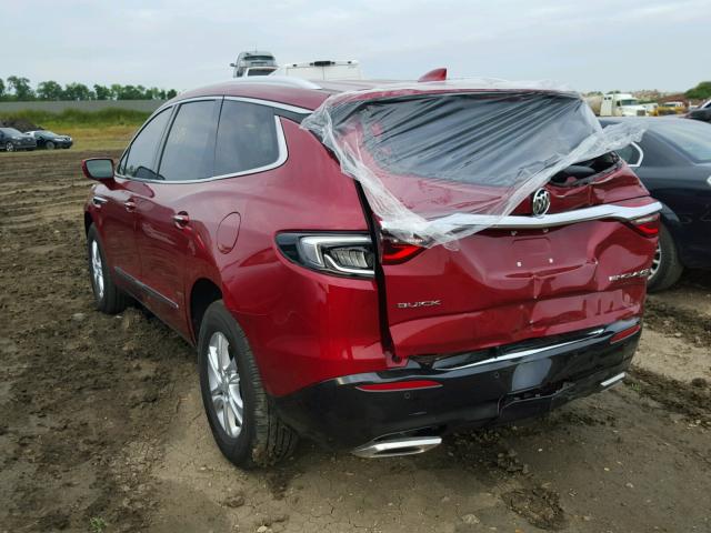 5GAEVAKW3JJ158392 - 2018 BUICK ENCLAVE ES MAROON photo 3