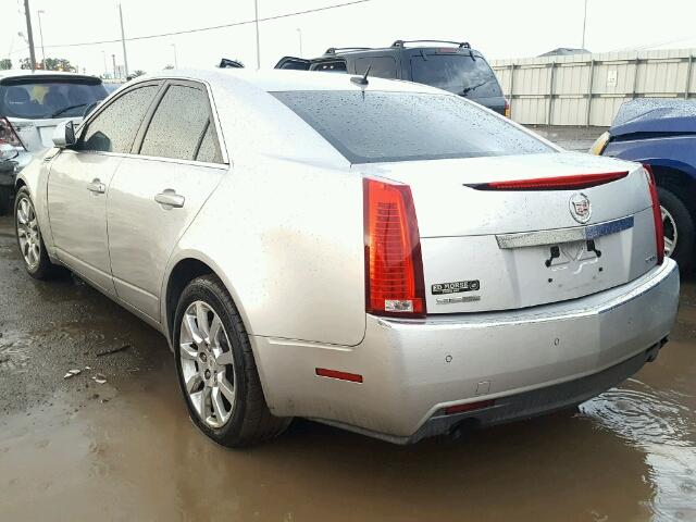 1G6DR57V780175382 - 2008 CADILLAC CTS SILVER photo 3