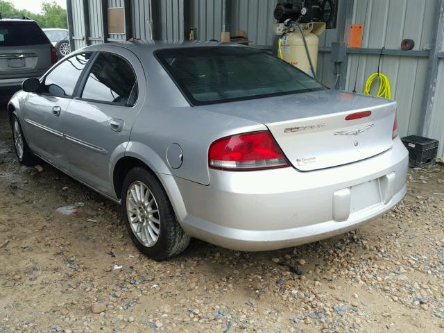 1C3AL56R94N103719 - 2004 CHRYSLER SEBRING LX SILVER photo 3