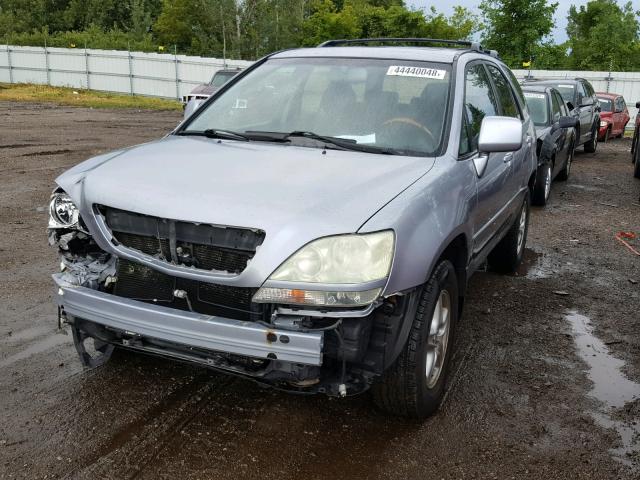 JTJHF10UX30301600 - 2003 LEXUS RX 300 GRAY photo 2