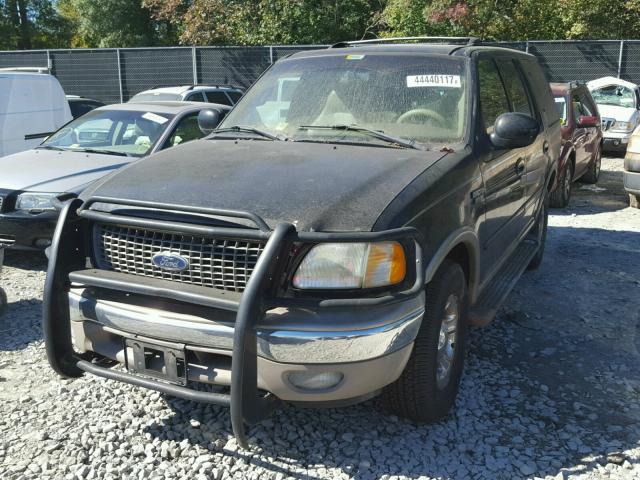 1FMFU18L61LB75190 - 2001 FORD EXPEDITION BLACK photo 2