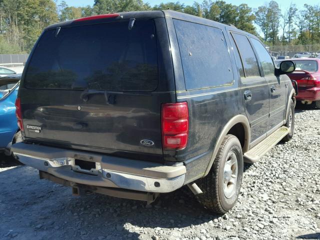 1FMFU18L61LB75190 - 2001 FORD EXPEDITION BLACK photo 4