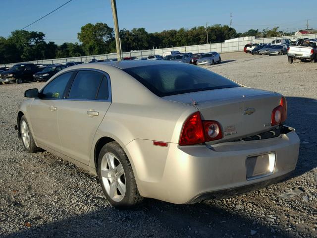 1G1ZA5E02AF105110 - 2010 CHEVROLET MALIBU LS Bej foto 3