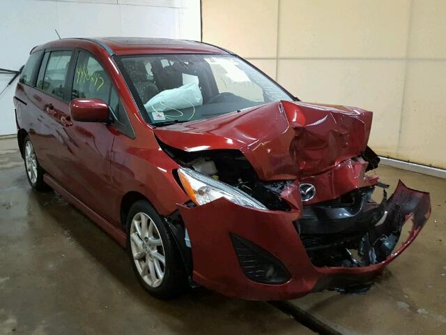 JM1CW2DL2C0114954 - 2012 MAZDA 5 RED photo 1