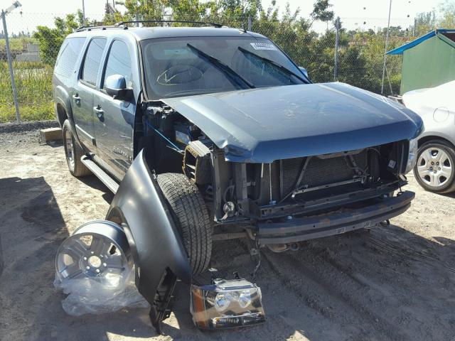 3GNFK16398G133267 - 2008 CHEVROLET SUBURBAN K BLUE photo 1