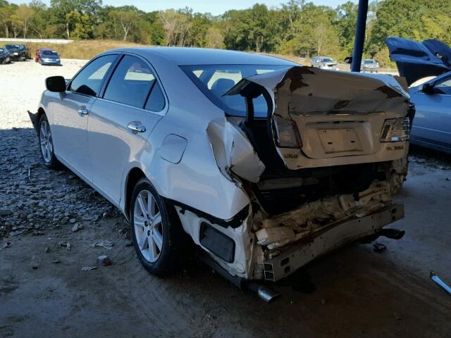 JTHBJ46G872099150 - 2007 LEXUS ES 350 WHITE photo 3