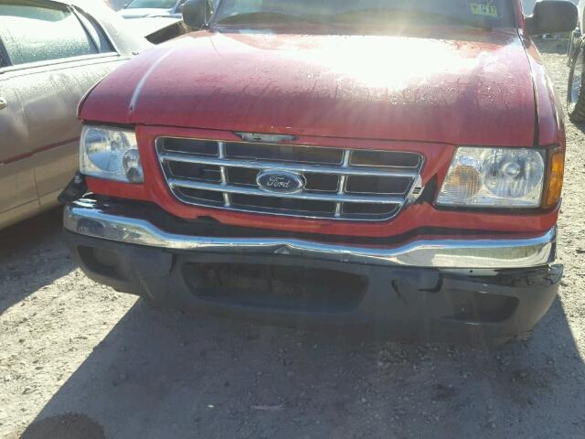 1FTYR44U82TA28756 - 2002 FORD RANGER SUP RED photo 9