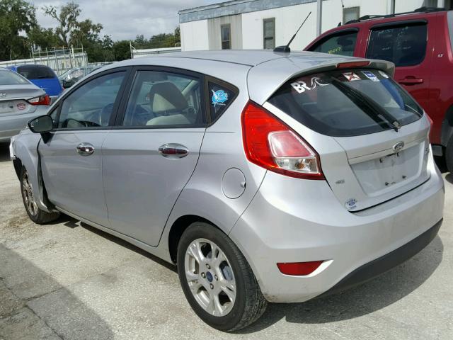 3FADP4EJ0EM121949 - 2014 FORD FIESTA SE SILVER photo 3