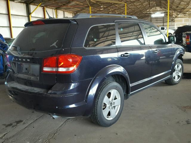 3D4PG1FG1BT503341 - 2011 DODGE JOURNEY MA BLUE photo 4