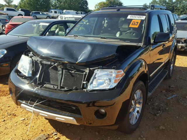 5N1AR1NN6AC622764 - 2010 NISSAN PATHFINDER BLACK photo 2